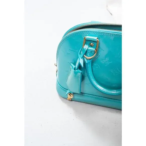 Louis Vuitton Green Vernis Alma BB Crossbody – Patent Leather - Picture 9 of 9